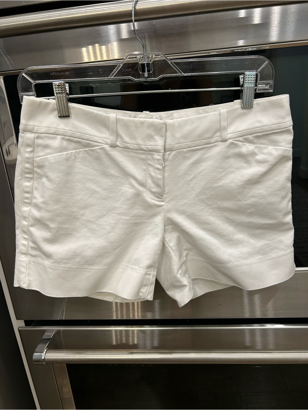 The Limited White  Tailored Cotton Blend Shorts